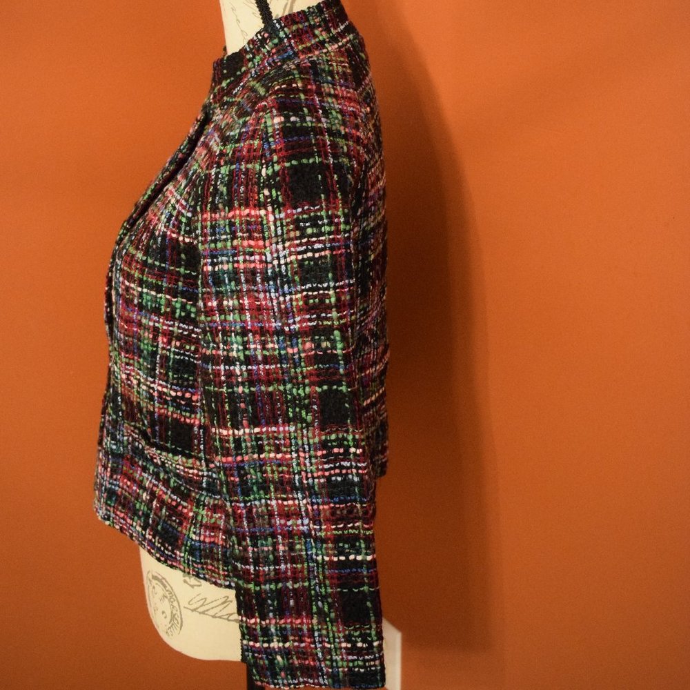 Talbots Multi Color Wool Blend Jacket 4p - image 3